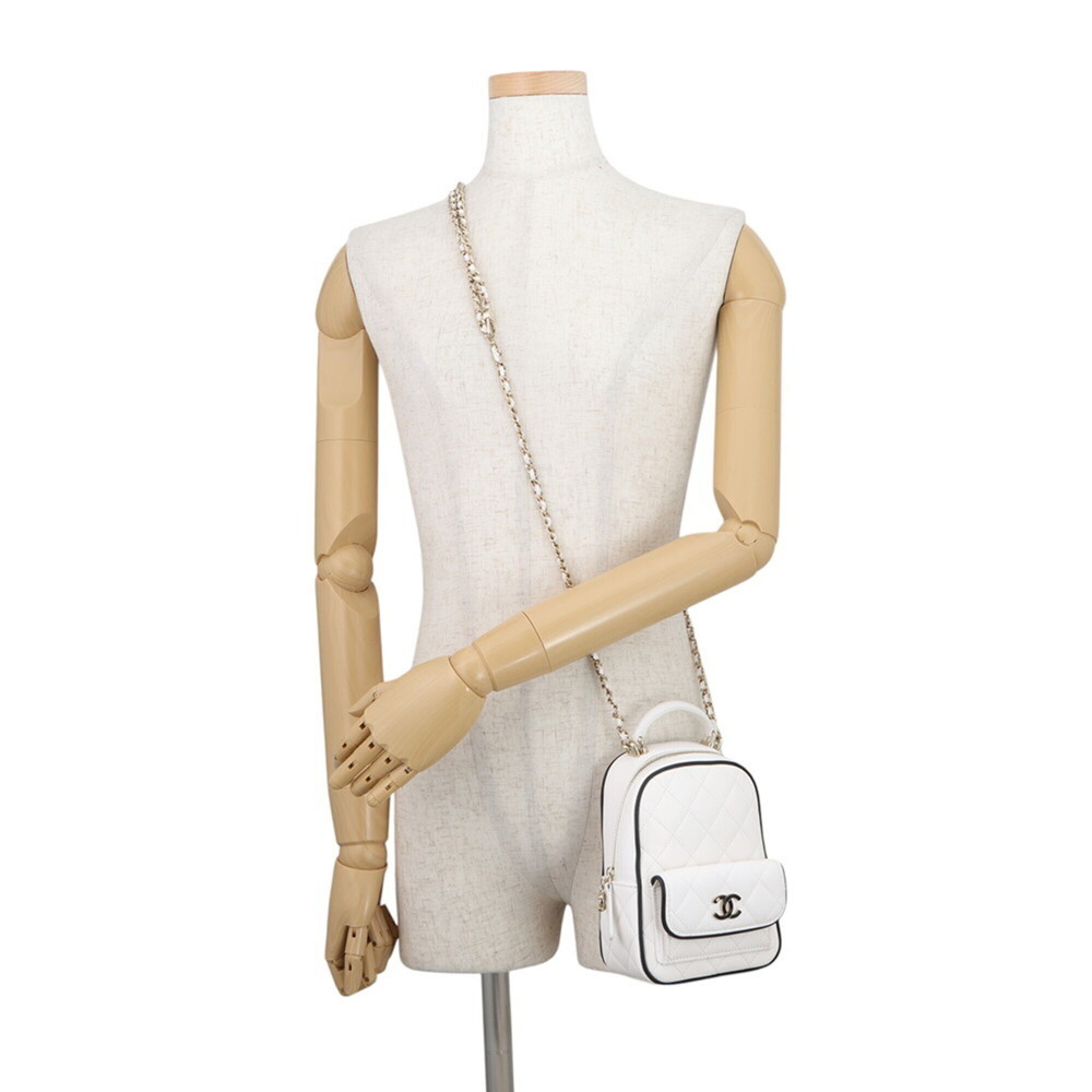 Chanel Matelassé Backpack with Coco Mark, Lambskin, AP3753, CHANEL 2-way Shou... - Picture 6 of 16